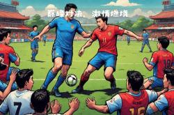 爱游戏app客服-激烈足球比赛中球员场上默契配合